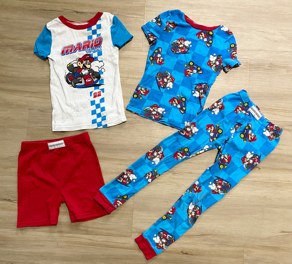 Super Mario Pajamas Set, 8 (runs small)