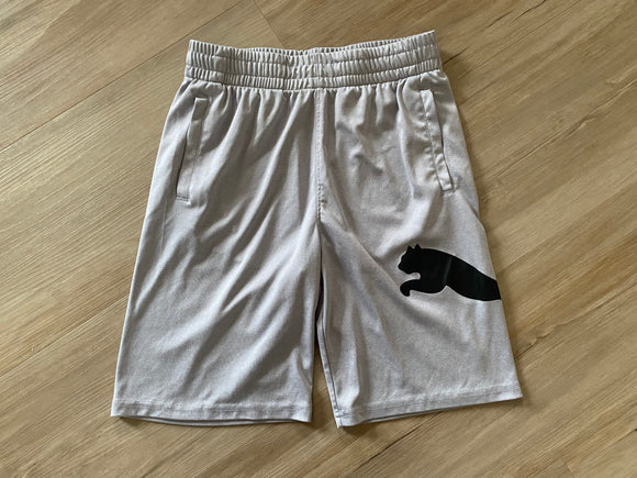 Grey Puma Athletic Shorts, M(10-12)