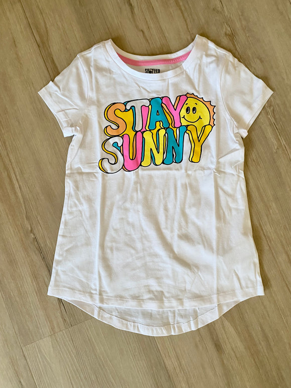 NWOT 'Stay Sunny' Tunic Top, S(6-7), M(8), L(10), XL(12)