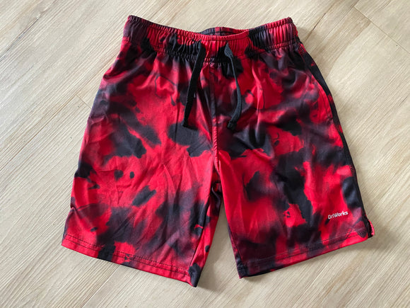 Red/Black Athletic Works Shorts, M(8)