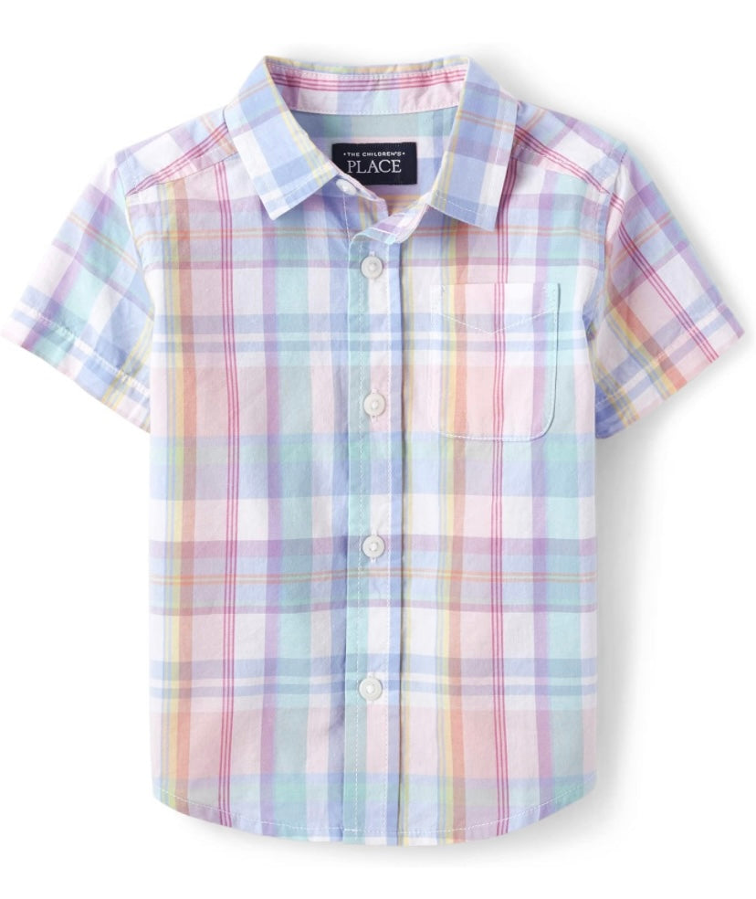 Children's Place Button Down, 12-18M, 18-24M, 2T, 3T, 4T, 5T  Little Cubs  Closet, LLC