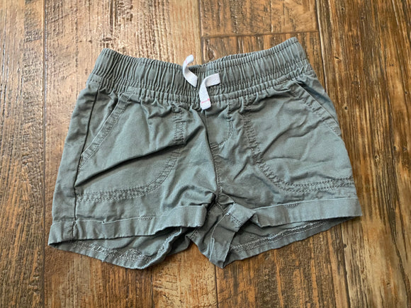 Jumping Beans Olive Green Shorts, 2T