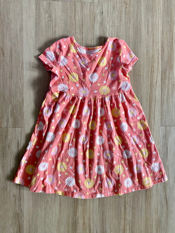 Children's Place Pink, Flower Dress, 4T