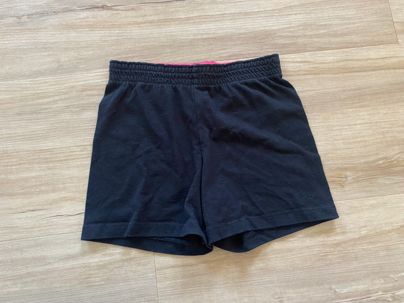 Wonder Nation Black Cotton Shorts, S(6/6X)