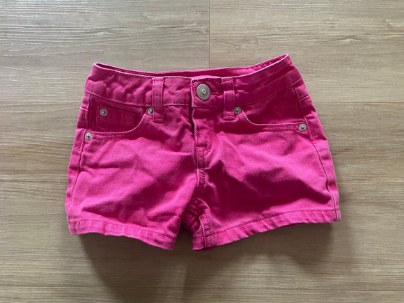 Justice Pink Denim Shorts, 6R