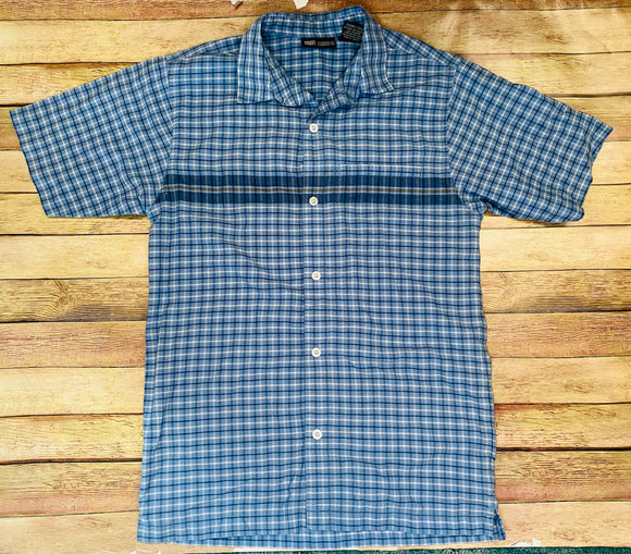 Faded Glory Blue Button Down, XL(18)
