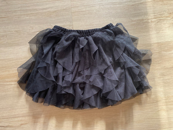 Toughskins Black Tulled Skirt, L(6X)