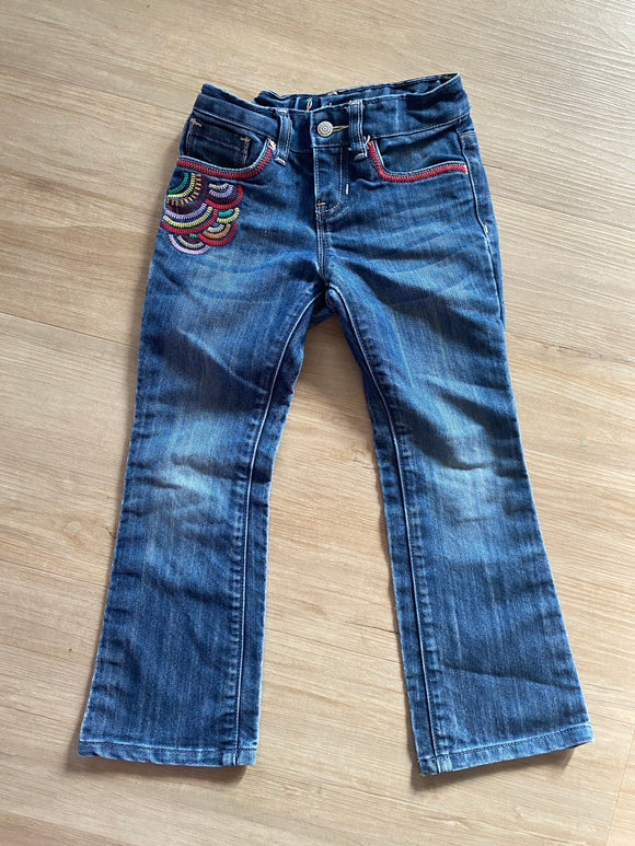 Old Navy Bootcut Embroidered Jeans, 5