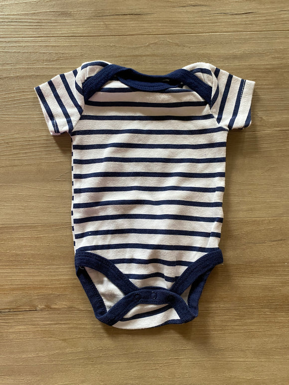 Baby Views Striped Onesie, 0-3M