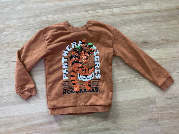 H&M Panther Tiger Pullover, 5T/6
