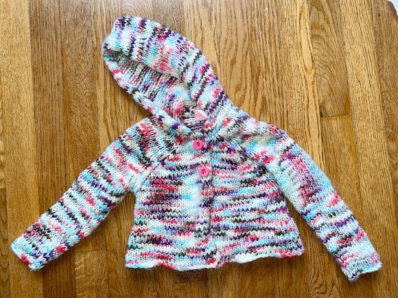 Colorful Knitted Sweatshirt, 4T