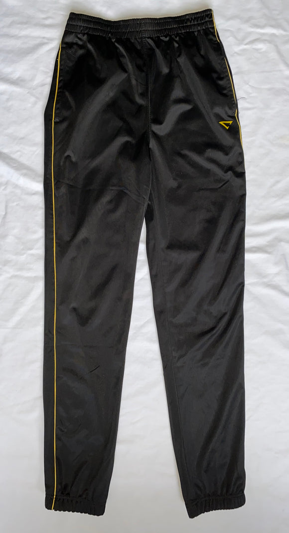 Black, Yellow Stripe Sweat Pants, L(14-16)