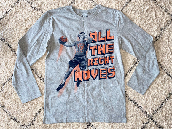 'All The Right Moves' Long Sleeve, XL 14