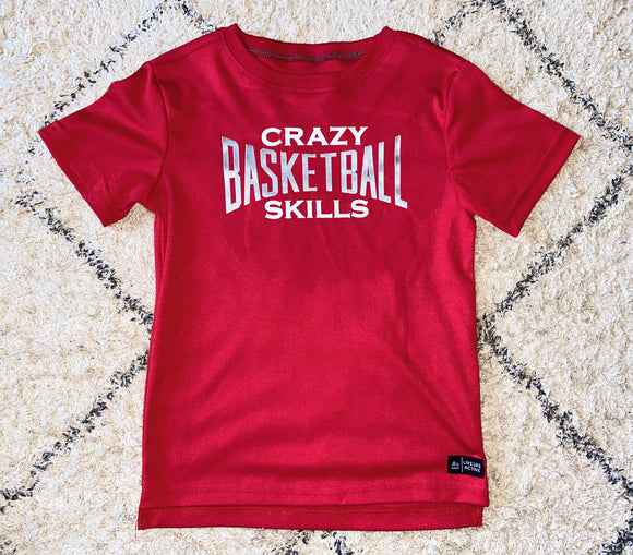 NWOT 'Crazy Basketball Skills' Athletic Tee, 5/6
