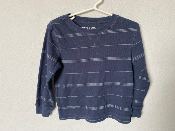 Navy Striped Thermal, 4T