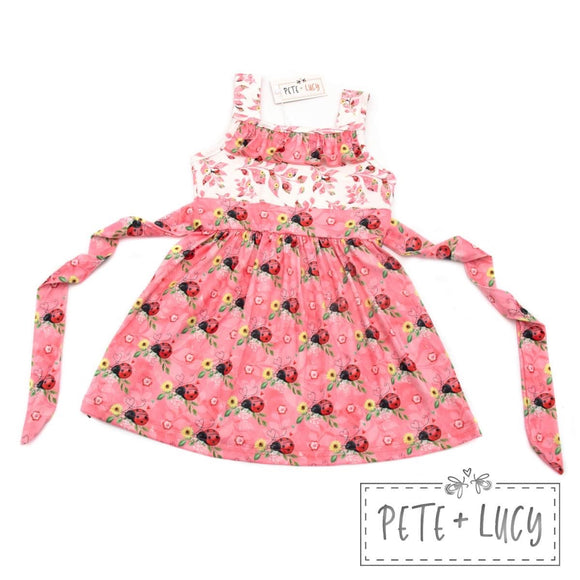 Sweet Ladybugs Dress, 6-12M, 6/6X, 7/8