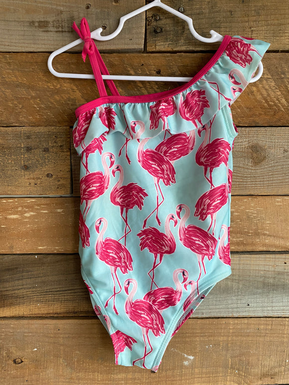 Flamingo 1 Piece Swimsuit, 4T