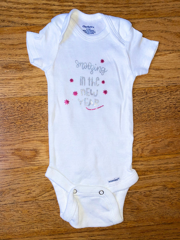 Special Made 'New Year' Onesie, 0-3M