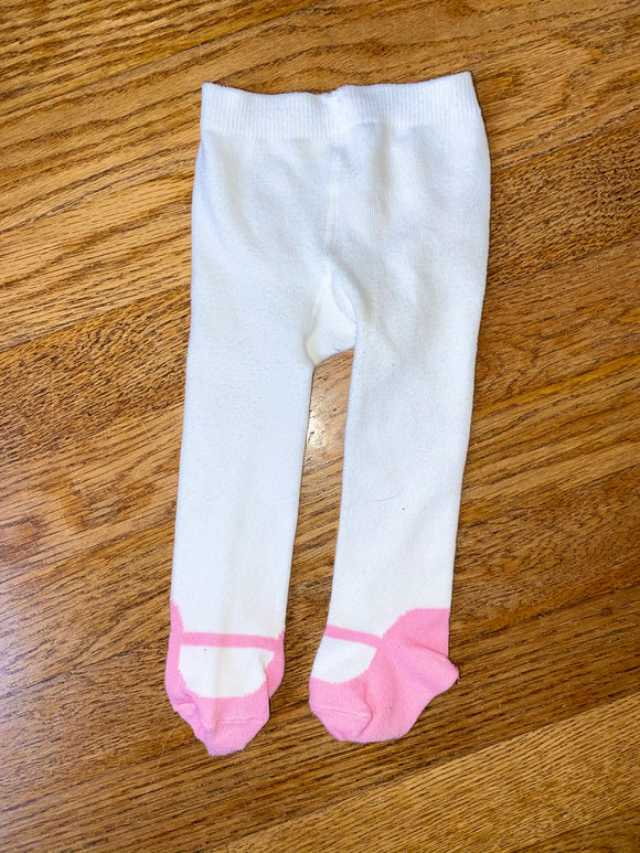 White, Pink Tights, 0-3M