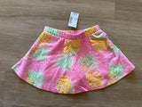 NWT Children's Place Pink Pineapple Skort, 2T