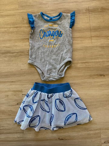 NFL L.A. Chargers Football Set, 24M