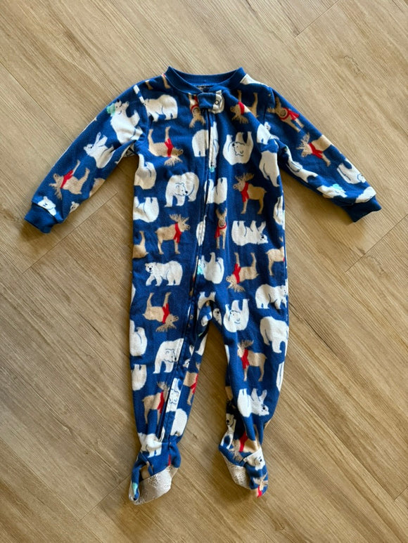 Carter's Fleece Animal Sleeper, 2T