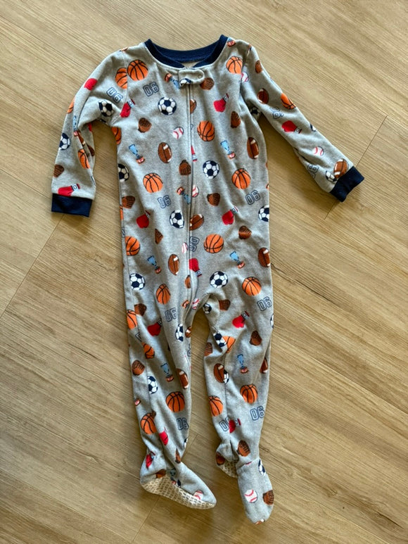 Carter's Fleece Sports Sleeper, 3T