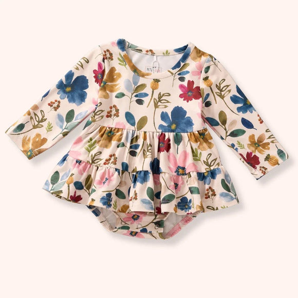 P+L Wildflower Wonder Romper, 0-3M, 3-6M, 6-9M, 9-12M