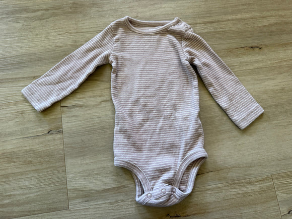 little planet Organic Cotton Striped Onesie, 9M
