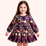 P+L Crimson Garden Dress, 2T, 3T, 4T, 5T, 6/6X, 7/8, 10/12