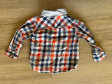 Crazy 8 Checkered Button Down, 18-24M