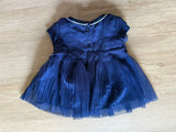 Cat & Jack Navy Blue Fancy Dress, 0-3M