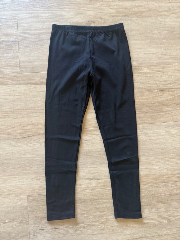 NWOT HoeVou Black Leggings, 8-10Y