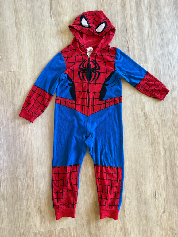 Marvel Spiderman Fleece Hooded Sleeper, 6