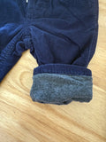 Baby Gap Blue Corduroy Lined Pants, 3-6M