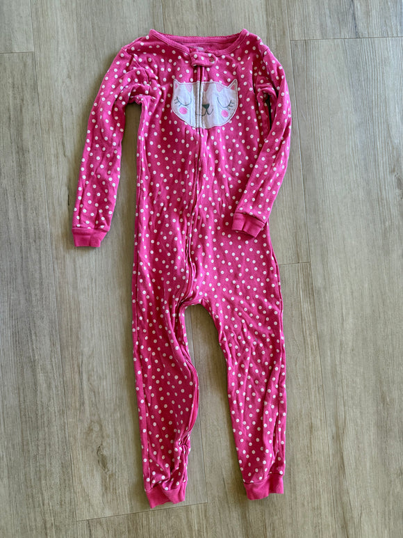 Carter's Kitty Polka Dot Sleeper, 5T