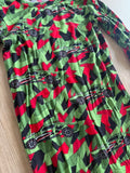 Posh Peanut Hot Wheels Red/Green Bodysuit/Sleeper, 12-18M