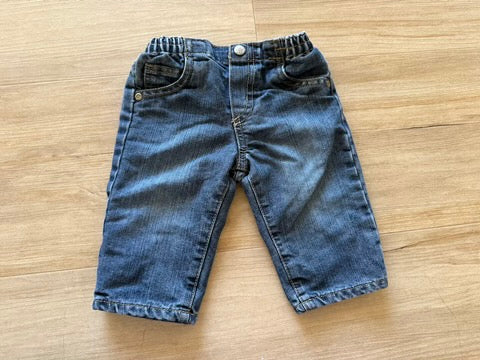 Children's Place Denim Lined Pants, 6-9M