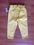 NWT Baby Gap Bright Yellow Just Like Mom Jeans, 4