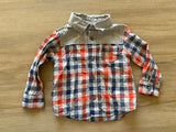 Crazy 8 Checkered Button Down, 18-24M
