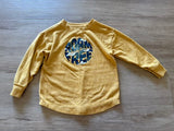 Garanimals Mustard 'Roam Free' Soft Long Sleeve, 2T