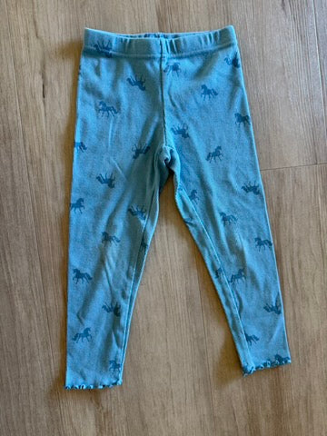 365 Kids Unicorn Blue Rib Knit Leggings, 5