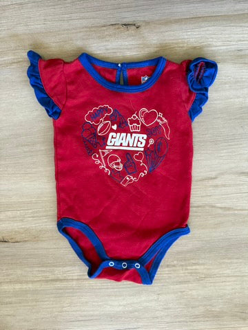 NFL Giants Onesie, 0/3M