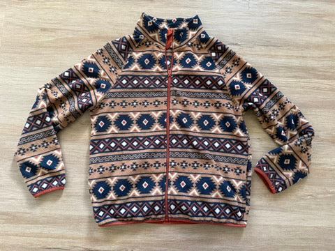 Wonder Nation Fleece Aztec Sweatshirt, XL (14-16)