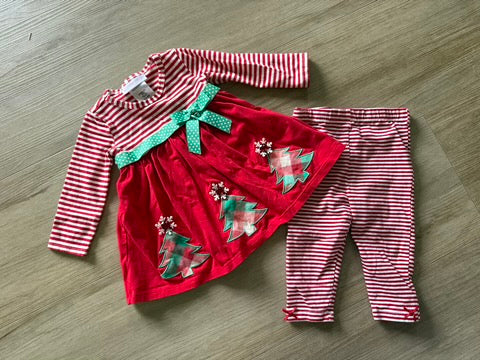 Bonnie Baby Christmas Tree Set, 6-9M