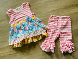 Marie Nicole Floral Set, S (2T) & L (4T)