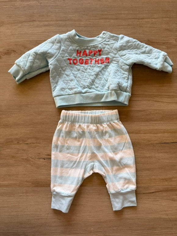 Cat & Jack 'Happy Together' Set, 0-3M