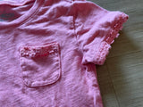 OshKosh Pink Flower Hem Tee, 4T