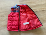 Carter's Red, Plaid Puffer Vest, 6M
