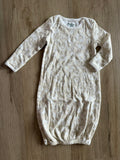 Minicoco Cheetah Print Sleep Gown, 0/3M
